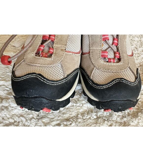 Timberland Girls‎ Sneakers Hiking Shoes Size 2.5 Beige Pink - Picture 5 of 8